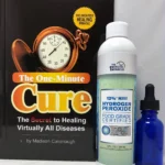 The One Minute Cure Book and 12% Food Grade H2O2 - 8 oz Bottle